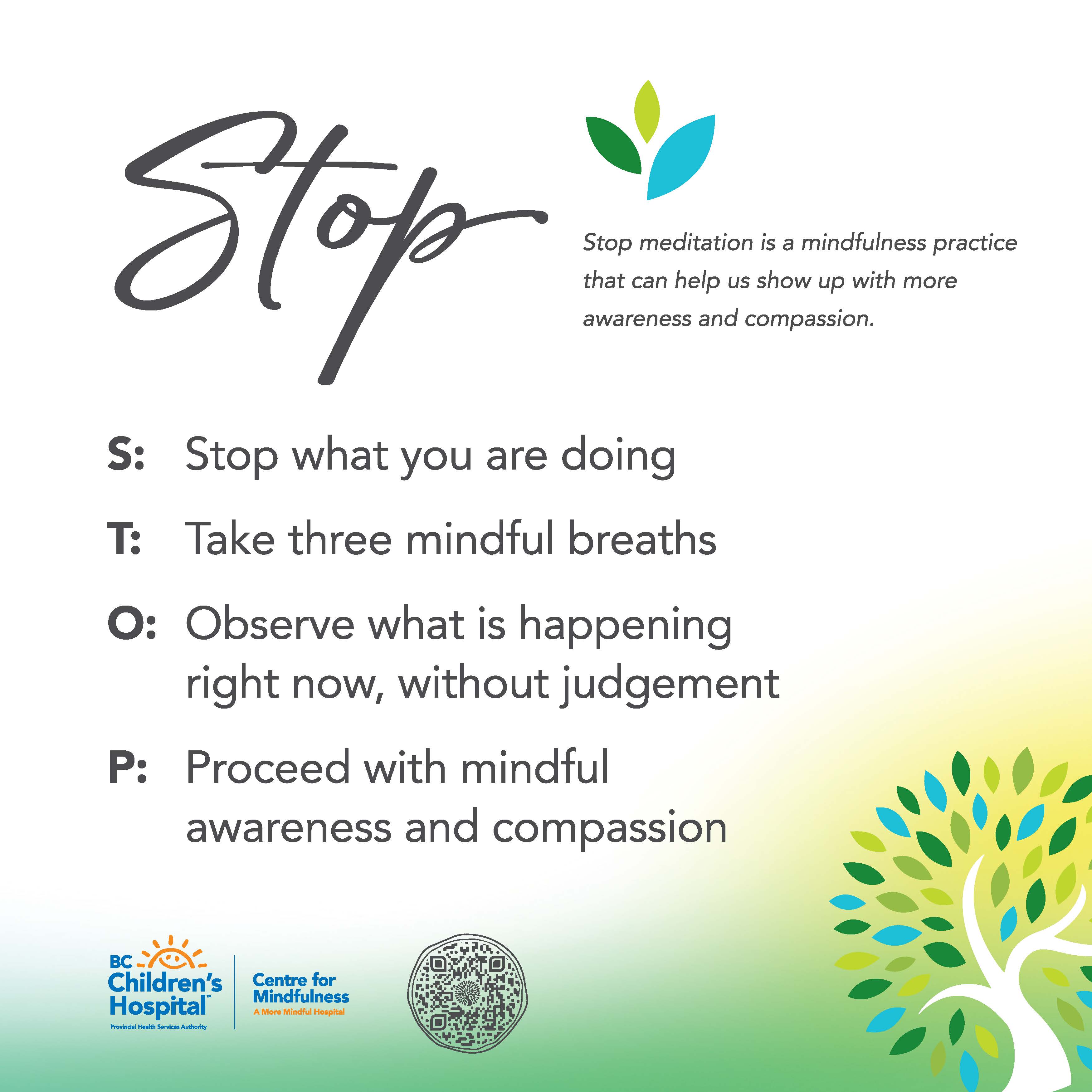 Stop meditation