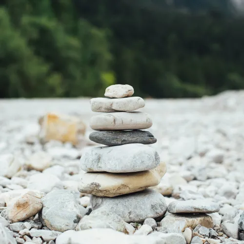 pebble stack